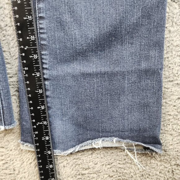 Rock & Republic Bootcut Jeans Women Size 16 Dark Blue Mid Rise Stretch Kassandra - Picture 8 of 11